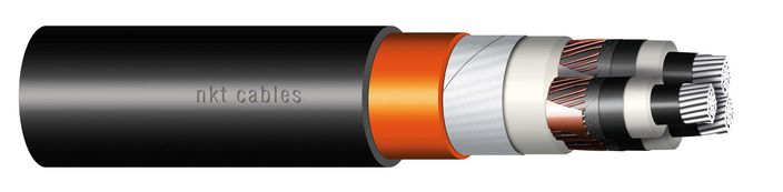 Image of XLPE Al three core cable