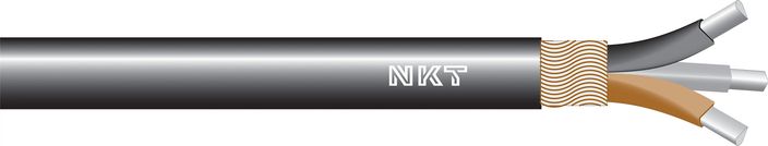 Image of AL 3-core waveform CU sne cable