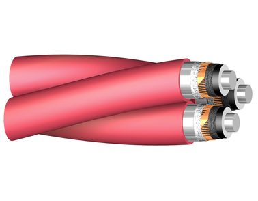Image of 11 kV Triplex XLPE-AL-RE-FB cable